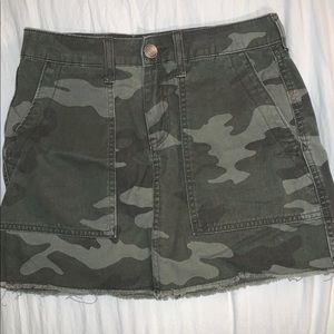 Aeropostale Camo Mini Skirt